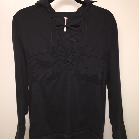 Free People Under Your Spell Lace Up Top - Picture 3 of 8